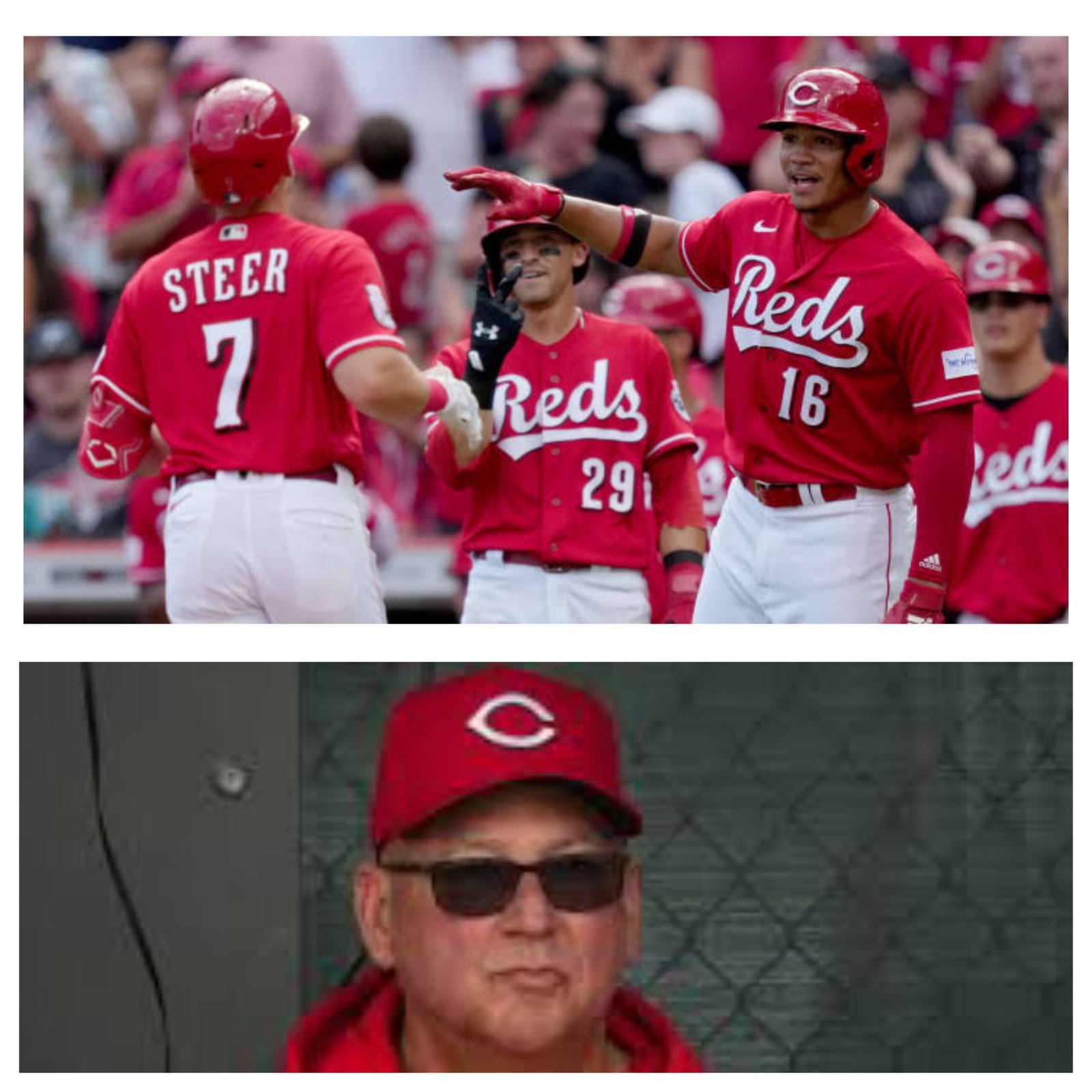 Cincinnati reds head coach Terry Francona just now has suspended 3 star players for marijuana use and gay in the locker room……