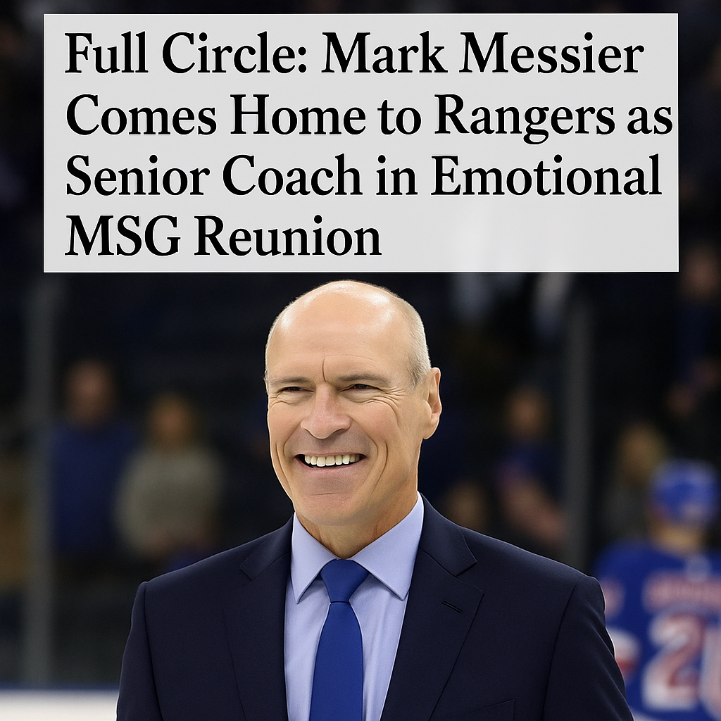 Full Circle: Mark Messier Comes Home to Rangers as Senior Coach in Emotional MSG Reunion….