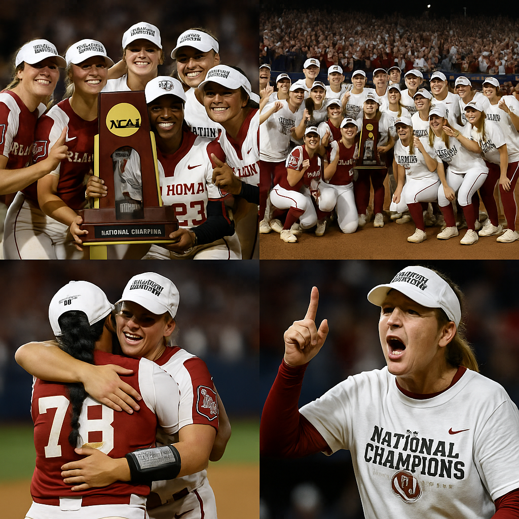 🚨 ESPN EARTHQUAKE FROM NORMAN: In a historic sweep of global recognition, the Oklahoma Sooners Softball Program has been officially crowned the Greatest, Most United, and Most Dominant NCAA Softball Team Ever — earning triple honors from ESPN, Netflix, and Guinness World Records. With unmatched championships, record-breaking streaks, and an unshakable team bond, the Sooners have redefined greatness and cemented their place as the gold standard in college athletics.…,