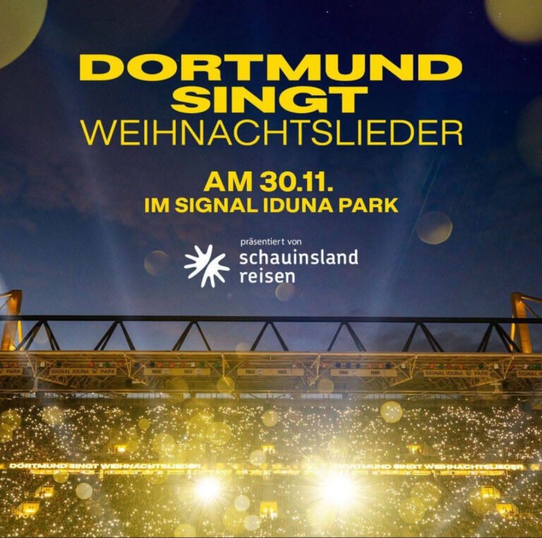 🎄✨ Weihnachtliche Stimmung im SIGNAL IDUNA PARK! 🎶💛