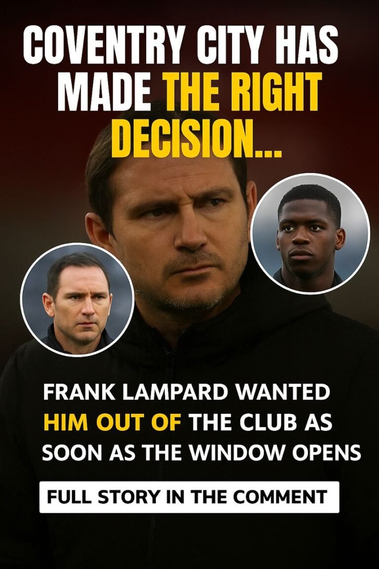 Coventry city has just made the right decision…