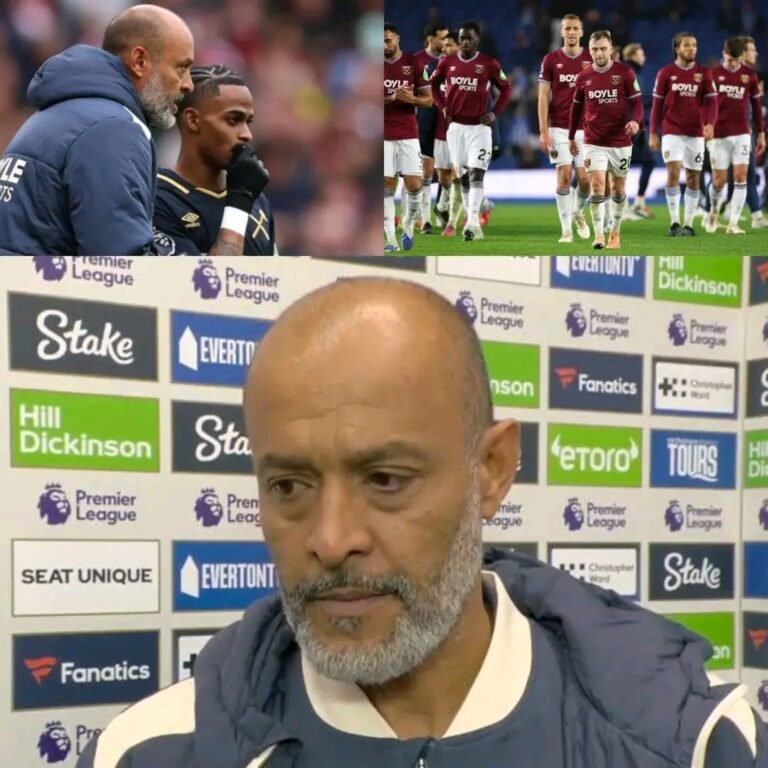 🗣️ WHY NUNO IS FURIOUS These figures explain Nuno’s visible frustration on the touchline. His system depends on sharp transitions and decisive actions in the final third — both of which have been missing. The numbers suggest this is not a short-t