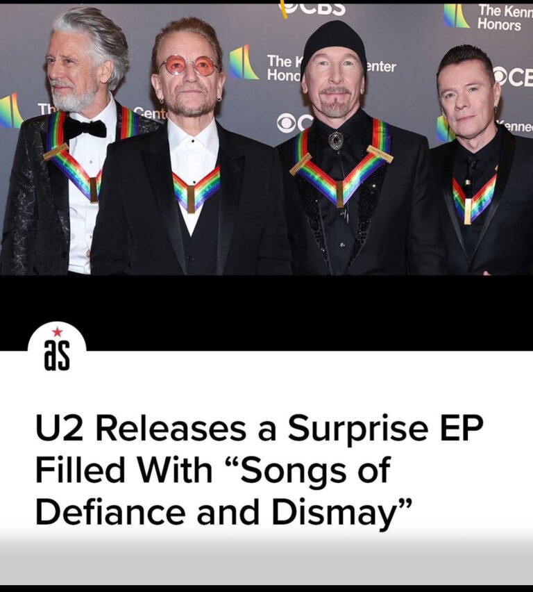 U2 Releases a Surprise EP Filled With “Songs of Defiance and Dismay”……